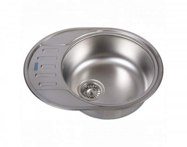 Мойка кухонная врезная "Franke Polar PXN 611-57", овальное, полукрыло, 570х450